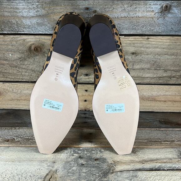 Schutz Tessie Mid Heeled Bootie - Nubuck Wil/Wood/Black - 9 - NWOB - Picture 7 of 8